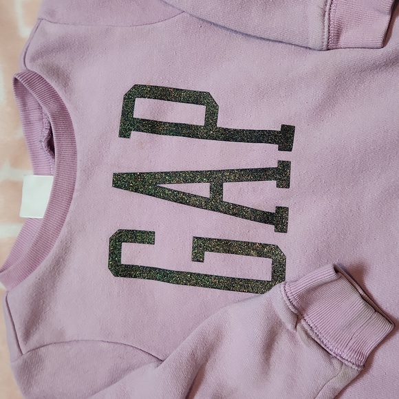 Gap Baby Girl Purple Logo Sweater 💜 - Picture 2 of 6